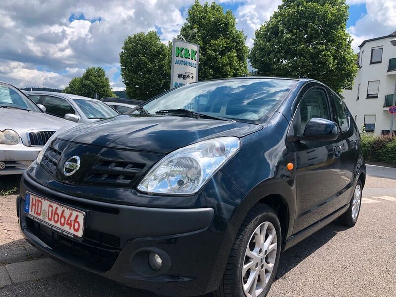 Schwarz Gebraucht 2009 Nissan Pixo Acenta Kleinwagen | 3.800 € (Fairer Preis) - Bild 1/4