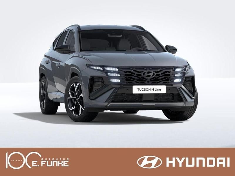 Grau Neu 2025 Hyundai Tucson N Line SUV | 43.690 € (Teuer) - Bild 1/4