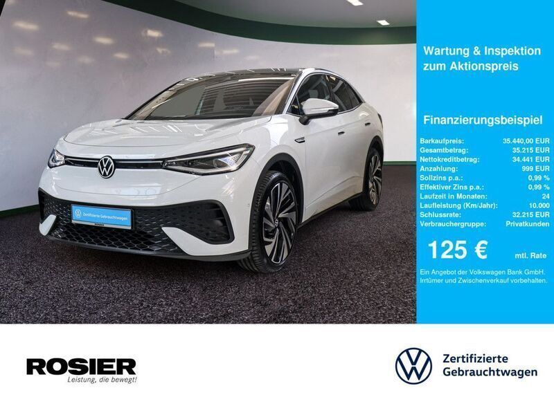 Weiss / gletscherweiss (metallic) Gebraucht 2023 VW ID.5 Pro Performance SUV | 35.440 € (Superpreis) - Bild 1/4
