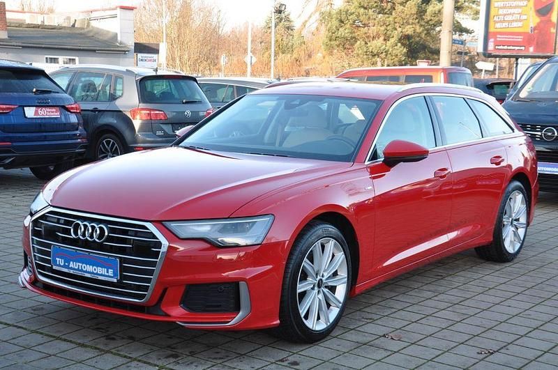 Gebraucht Audi A6 S-Line 265 PS (194 kW) 2022 Tangorot metallic Kombi