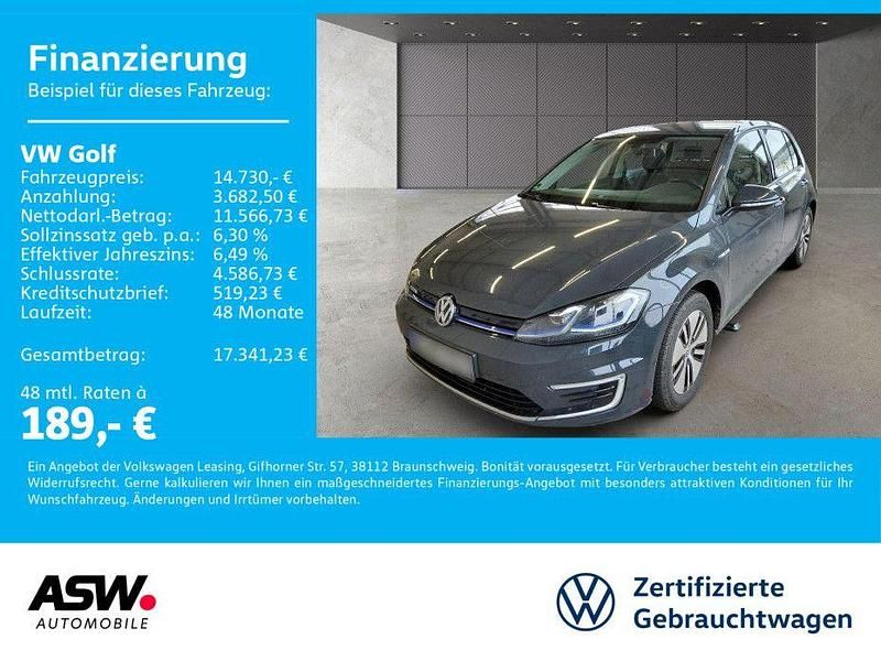 Uranograu Gebraucht 2020 VW e-Golf Kleinwagen | 14.730 € (Fairer Preis) - Bild 1/3