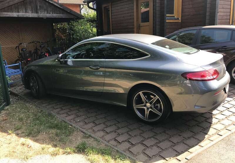 Grau Gebraucht 2016 Mercedes C200 Coupé | 18.900 € (Guter Preis) - Bild 1/4