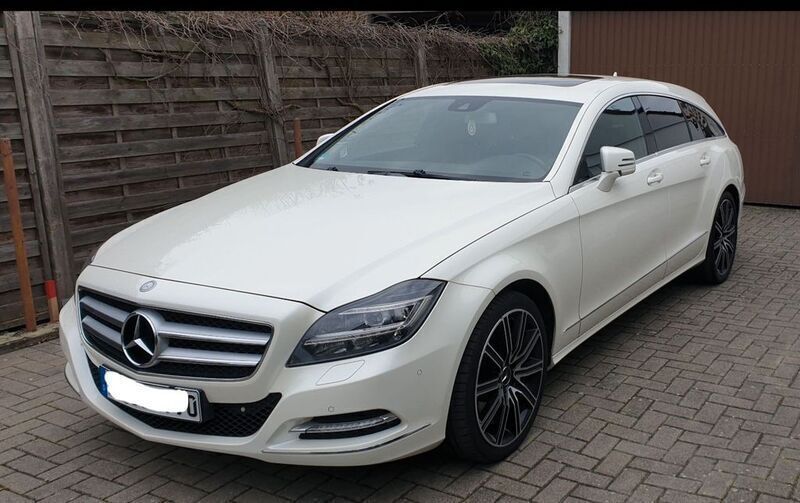Weiß Gebraucht 2013 Mercedes CLS350 Shooting Brake Kombi | 18.990 € (Fairer Preis) - Bild 1/4