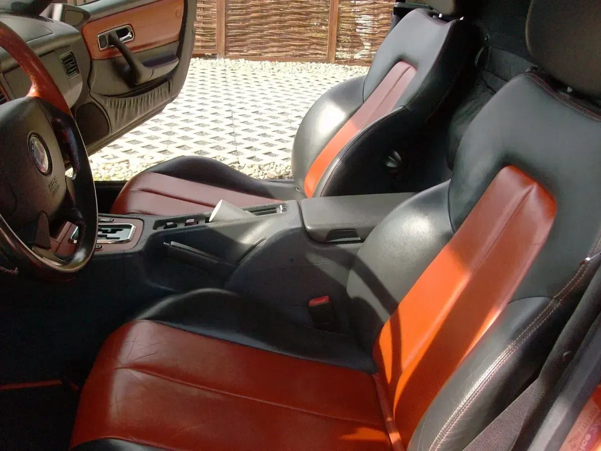 Gebraucht Mercedes SLK200 136 PS (100 kW) 1997 Orange Cabrio
