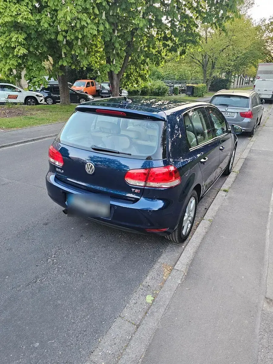 Usata VW Golf VI 160 CV (117 kW) 2011 Blu Utilitaria