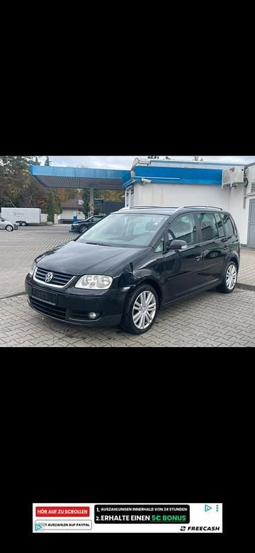 Schwarz Gebraucht 2007 VW Touran Van / Kleinbus | 1.500 € (Superpreis) - Bild 1/4