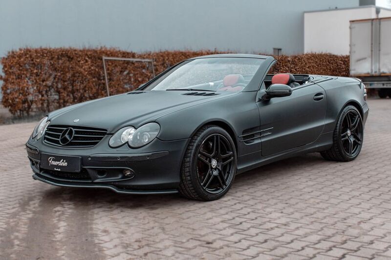 Gebraucht Mercedes SL500 460 PS (338 kW) 2002 Schwarz Cabrio
