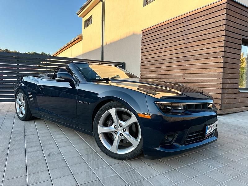 Blau Gebraucht 2015 Chevrolet Camaro SS Cabrio | 24.999 € (Fairer Preis) - Bild 1/4