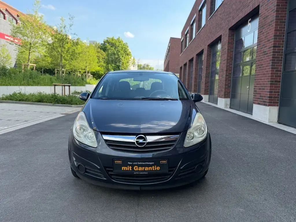 Usado Opel Corsa Edition 90 HP (66 kW) 2009 Azul Citadino
