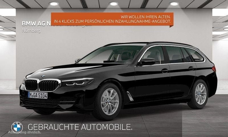 Schwarz Gebraucht 2022 BMW 520 Kombi | 34.990 € (Fairer Preis) - Bild 1/4