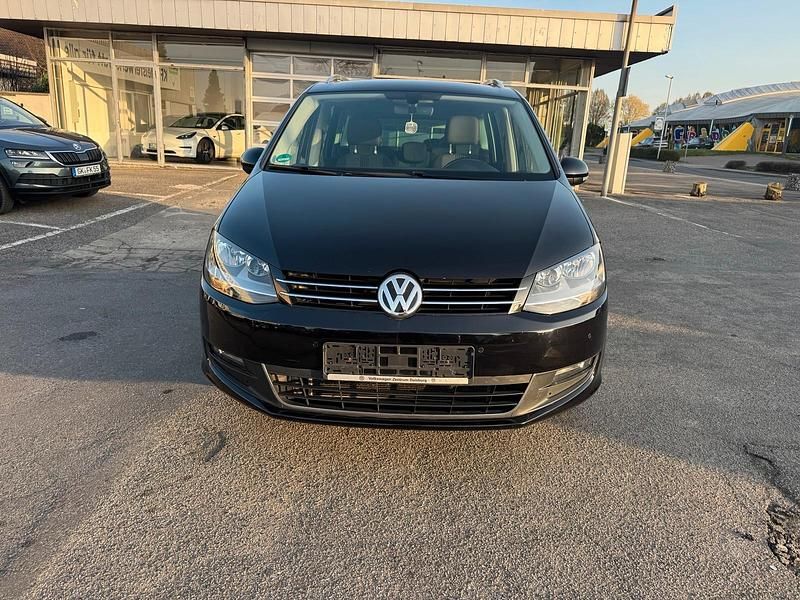 Gebraucht VW Sharan Allstar 150 PS (110 kW) 2016 Schwarz Van / Kleinbus