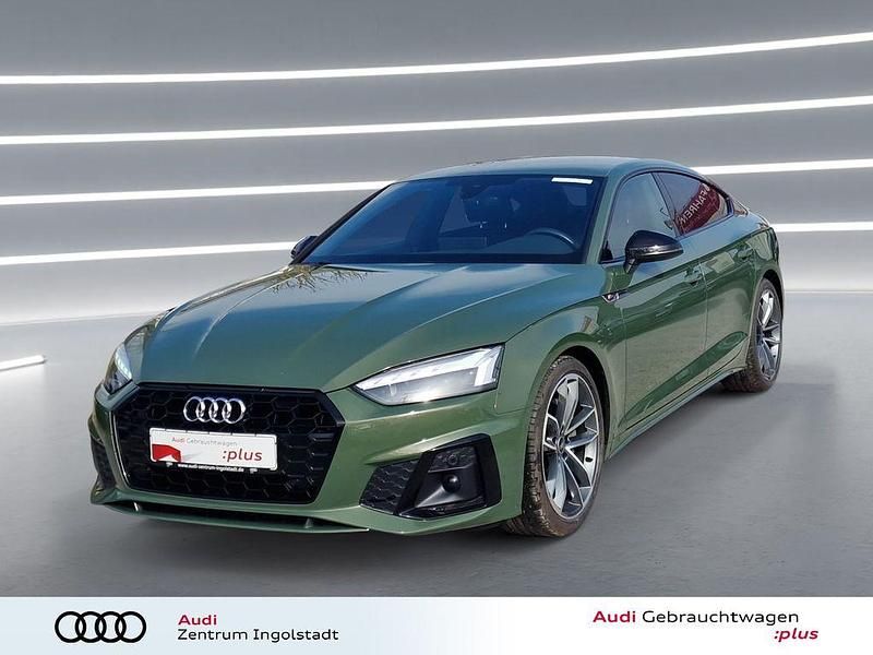 Gebraucht Audi A5 Sportback Ambiente 204 PS (150 kW) 2021 Distriktgrün metallic Kleinwagen