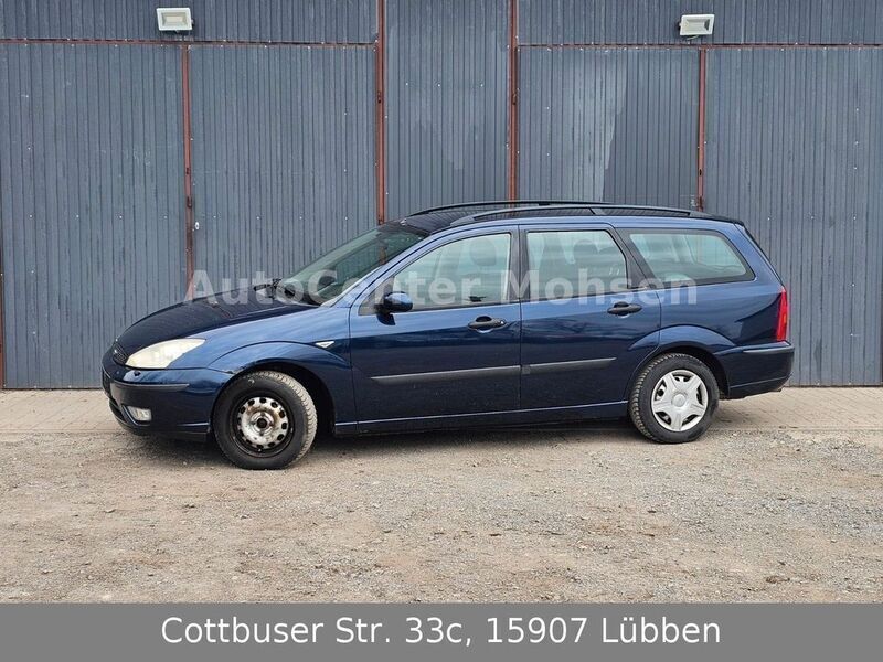 Blau Gebraucht 2003 Ford Focus Ambiente Kombi | 599 € (Superpreis) - Bild 1/4