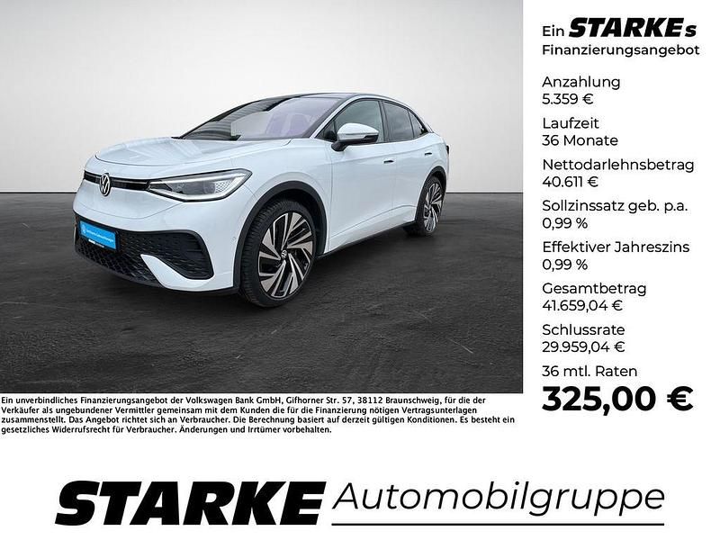 Weiß (gletscherweiß metallic) Gebraucht 2024 VW ID.5 Pro SUV | 45.970 € (Etwas zu teuer) - Bild 1/4