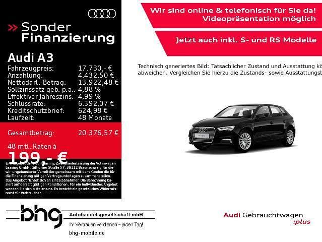Schwarz Gebraucht 2017 Audi A3 e-tron Performance Kleinwagen | 17.730 € (Fairer Preis) - Bild 1/4