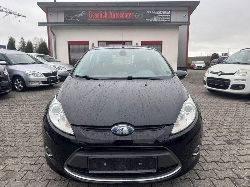 Gebraucht Ford Fiesta Titanium 82 PS (60 kW) 2009 Schwarz Kleinwagen