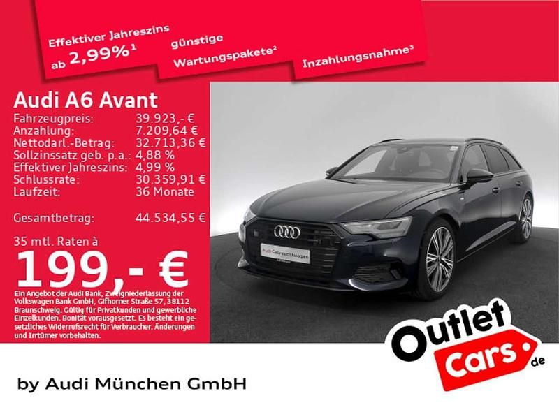 Gebraucht Audi A6 Sport 265 PS (194 kW) 2023 Firmamentblau metallic Kombi