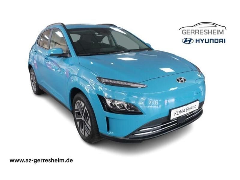 Blau Gebraucht 2021 Hyundai Kona Prime SUV | 22.993 € (Fairer Preis) - Bild 1/4