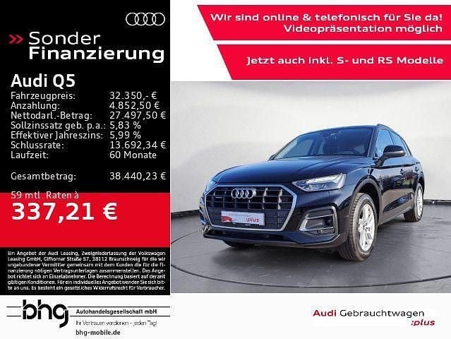 Schwarz Gebraucht 2022 Audi Q5 Basis SUV | 32.350 € (Superpreis) - Bild 1/4