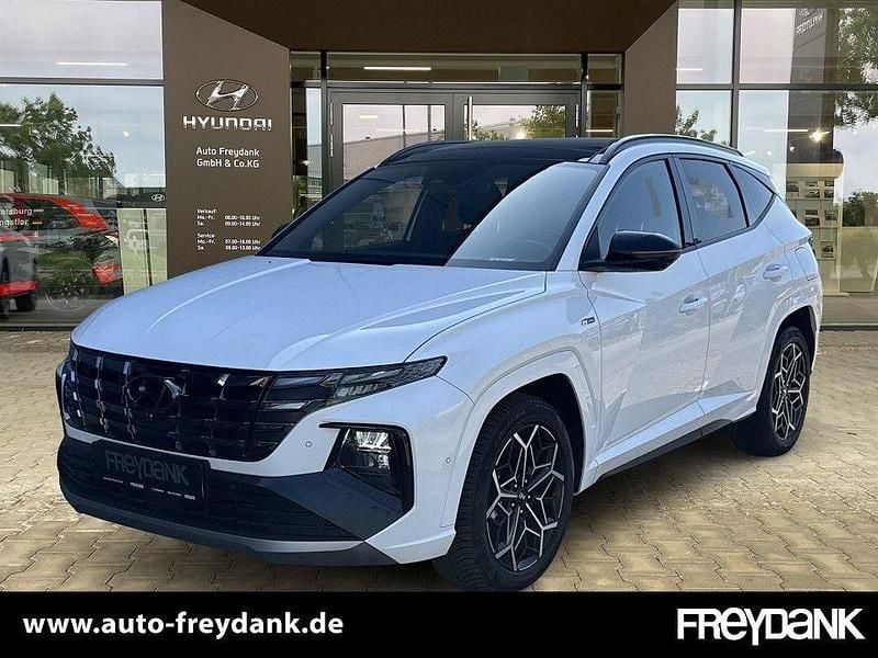 Atlas white Gebraucht 2024 Hyundai Tucson N Line SUV | 36.999 € (Fairer Preis) - Bild 1/4