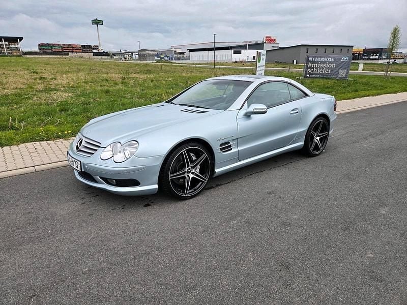 Gebraucht Mercedes SL55 AMG AMG 500 PS (367 kW) 2003 Silber Cabrio