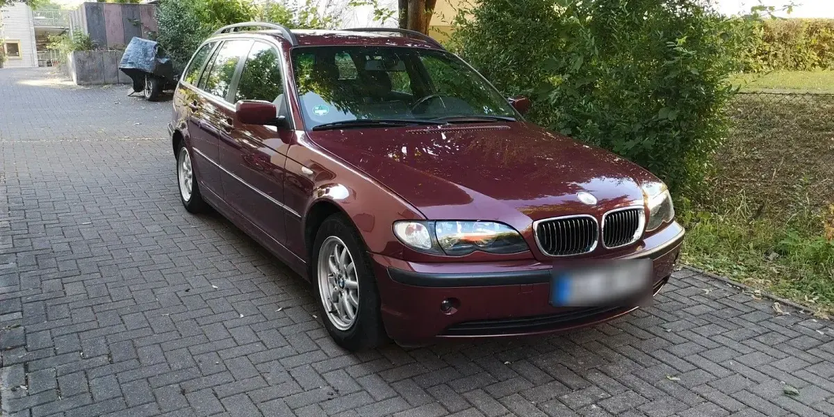 Gebraucht BMW 316 Exclusive 120 PS (88 kW) 2004 Rot Kombi