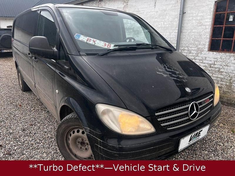 Schwarz Gebraucht 2008 Mercedes Vito Van / Kleinbus | 4.800 € (Superpreis) - Bild 1/4