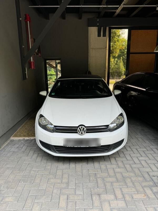 Weiß Gebraucht 2015 VW Golf Cabriolet Cabrio | 10.500 € (Guter Preis) - Bild 1/4