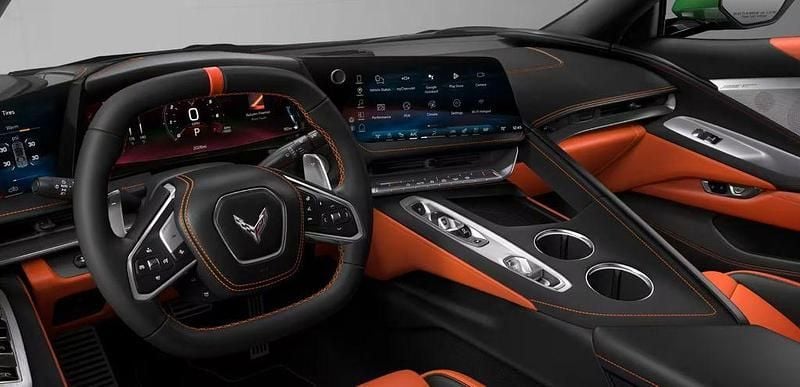 Nowe Corvette C8 495 KM (364 kW) 2025 Zielony Kabriolet