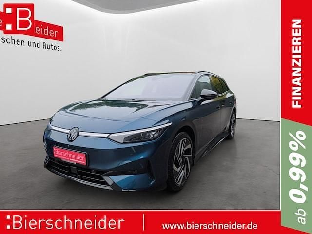 Blau Gebraucht 2024 VW ID.7 Pro Limousine | 47.950 € (Teuer) - Bild 1/3