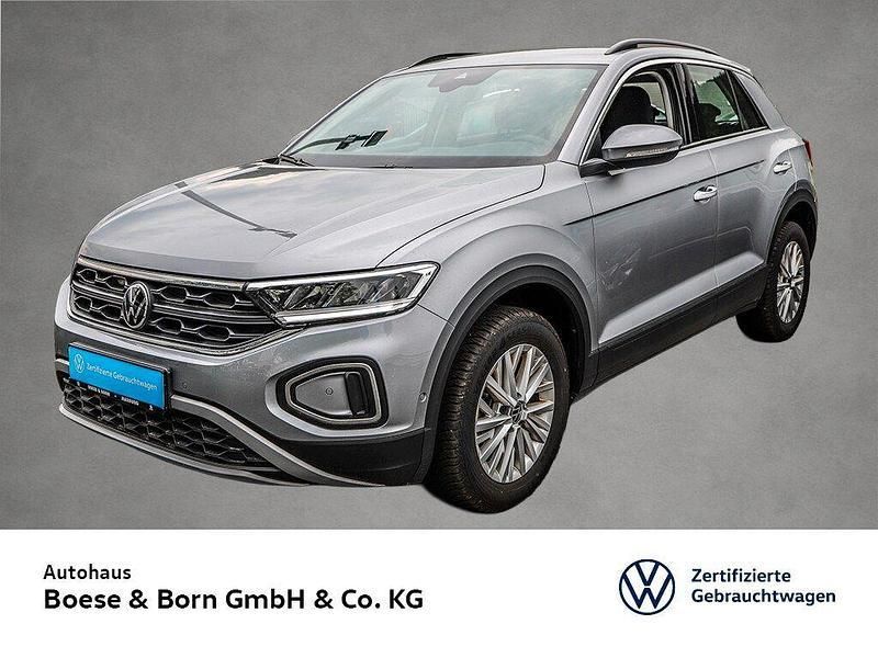 Silber Gebraucht 2024 VW T-Roc Life SUV | 26.190 € (Fairer Preis) - Bild 1/3