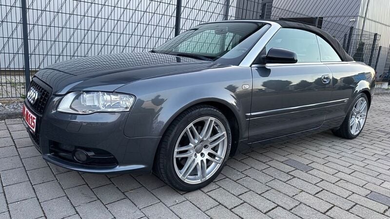 Grau Gebraucht 2008 Audi A4 Cabriolet S-Line Cabrio | 8.990 € (Fairer Preis) - Bild 1/4