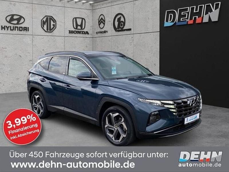 Blau Gebraucht 2021 Hyundai Tucson Trend SUV | 25.950 € (Guter Preis) - Bild 1/4