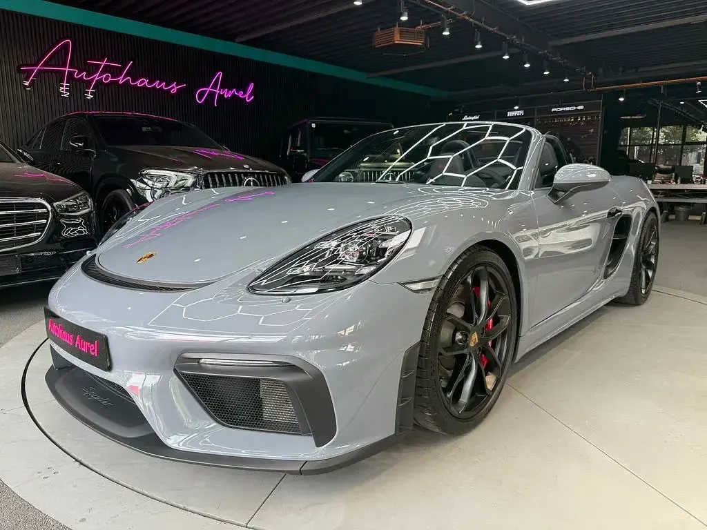 Gebraucht Porsche 718 Spyder 420 PS (308 kW) 2023 Grau Cabrio