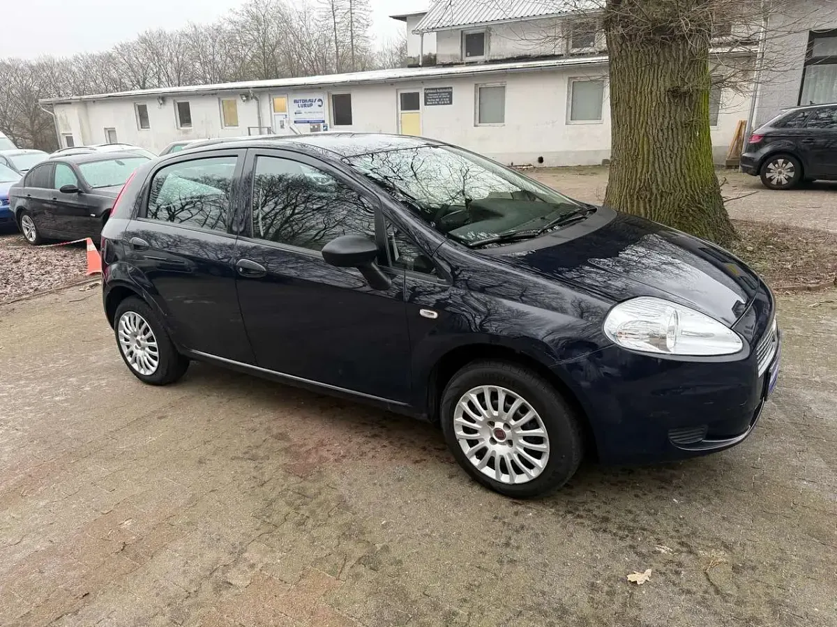 Gebraucht Fiat Grande Punto Active 65 PS (47 kW) 2009 Blau Kleinwagen