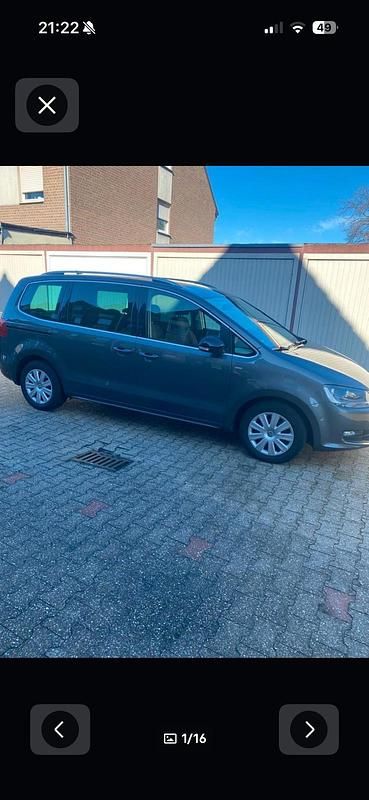 Gebraucht VW Sharan 170 PS (125 kW) 2012 Grau Van / Kleinbus