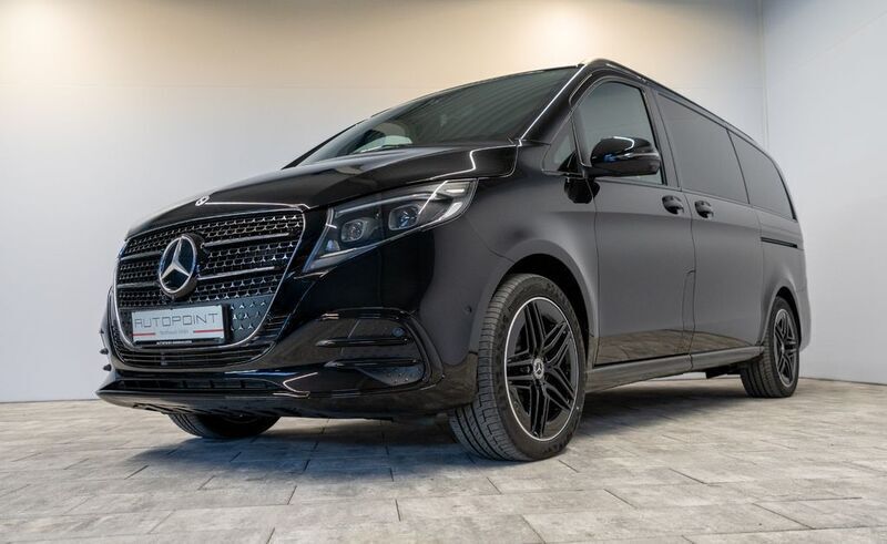Schwarz Neu 2025 Mercedes V300 Exclusive Van / Kleinbus | 99.880 € (Superpreis) - Bild 1/4