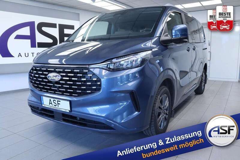 Chromablau Gebraucht 2025 Ford Tourneo Custom Titanium Van / Kleinbus | 47.470 € (Fairer Preis) - Bild 1/3