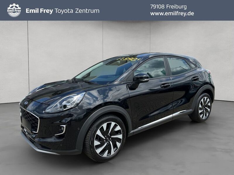 Schwarz Gebraucht 2023 Ford Puma Titanium SUV | 17.990 € (Superpreis) - Bild 1/4