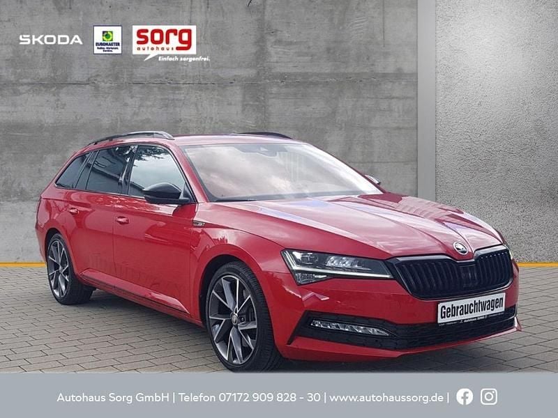 Rot Gebraucht 2021 Skoda Superb SportLine Kombi | 34.890 € (Fairer Preis) - Bild 1/4