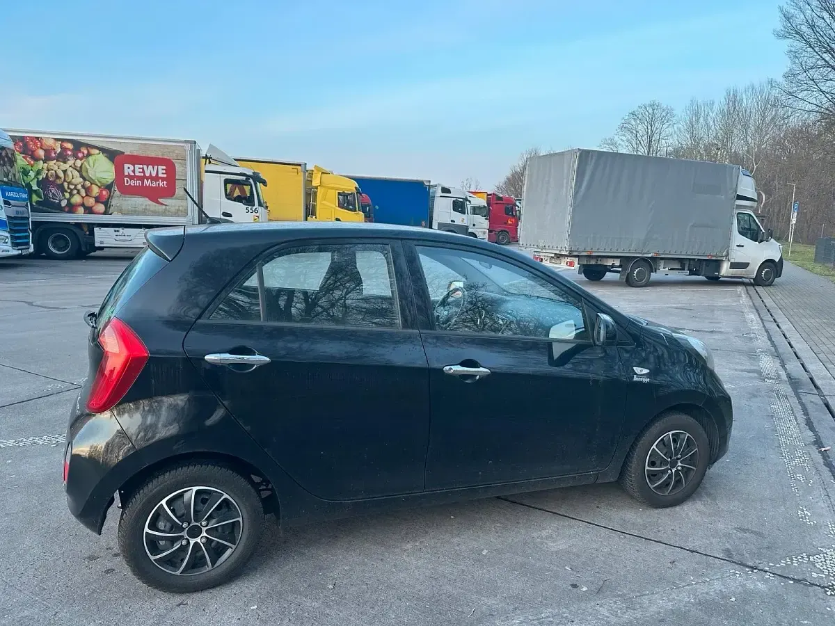 Brugt Kia Picanto 69 HK (50 kW) 2012 Sort Hatchback