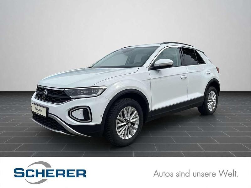 Pure white Gebraucht 2024 VW T-Roc Life SUV | 21.530 € (Guter Preis) - Bild 1/4