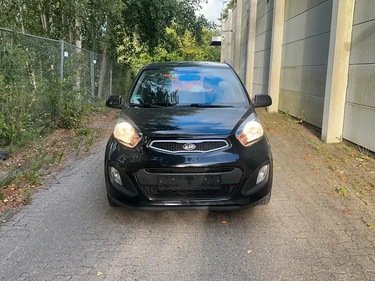 Gebraucht Kia Picanto 2012 Schwarz Kleinwagen