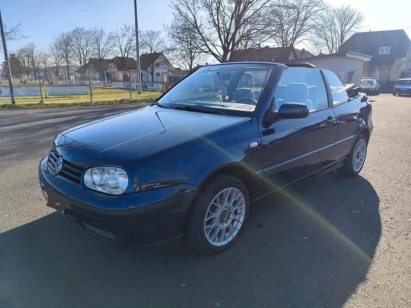 Blau Gebraucht 2000 VW Golf Cabriolet Cabrio | 1.800 € (Fairer Preis) - Bild 1/4