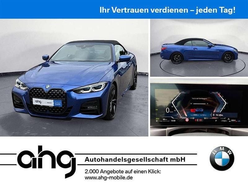 Blau Gebraucht 2023 BMW 430 Cabriolet M Sport Cabrio | 55.360 € (Fairer Preis) - Bild 1/4