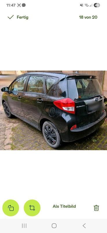 Schwarz Gebraucht 2014 Toyota Verso-S Van / Kleinbus | 5.290 € (Superpreis) - Bild 1/4