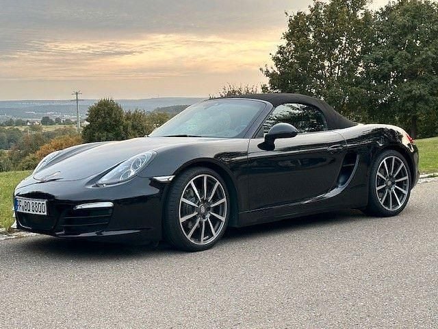 Schwarz Gebraucht 2015 Porsche Boxster Black Edition Cabrio | 47.900 € (Teuer) - Bild 1/4
