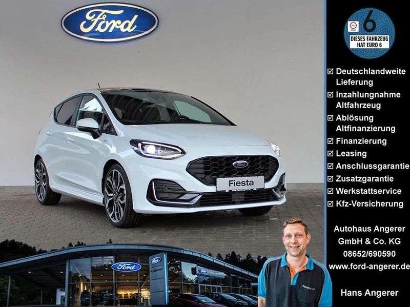 Frostweiß Gebraucht 2022 Ford Fiesta ST-Line Kleinwagen | 19.790 € (Etwas zu teuer) - Bild 1/4