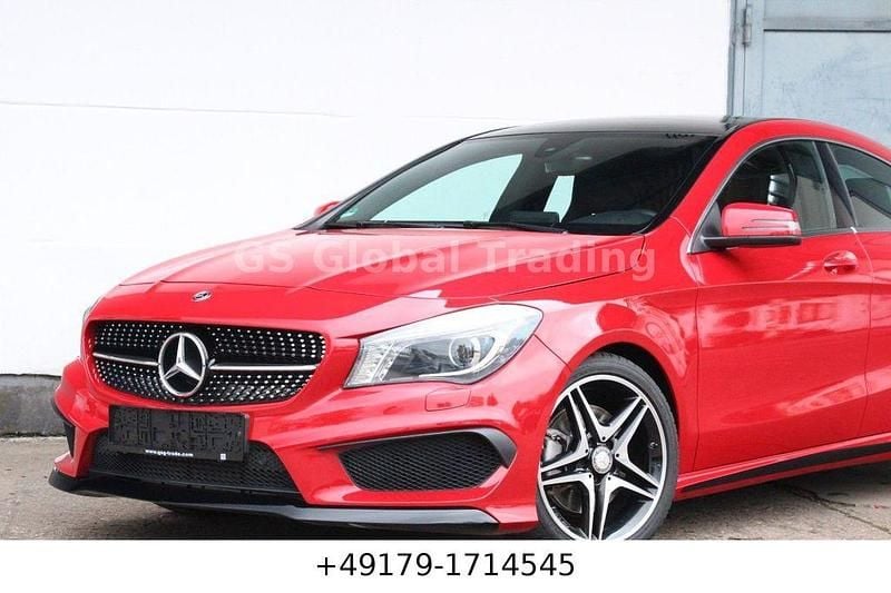 Rot Gebraucht 2017 Mercedes CLA250 AMG line Limousine | 23.999 € (Guter Preis) - Bild 1/4