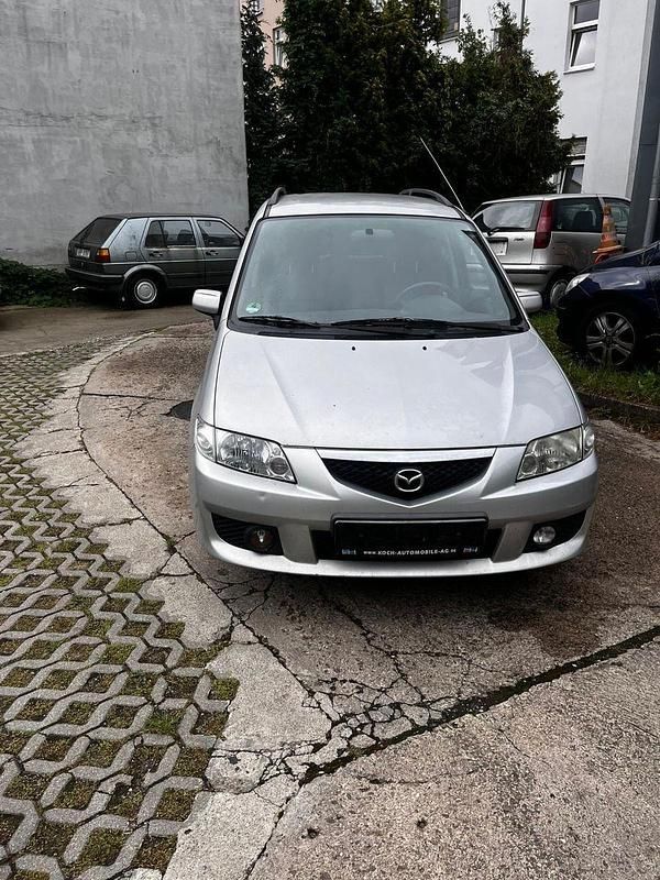 Silber Gebraucht 2003 Mazda Premacy Exclusive Van / Kleinbus | 1.199 € (Fairer Preis) - Bild 1/4
